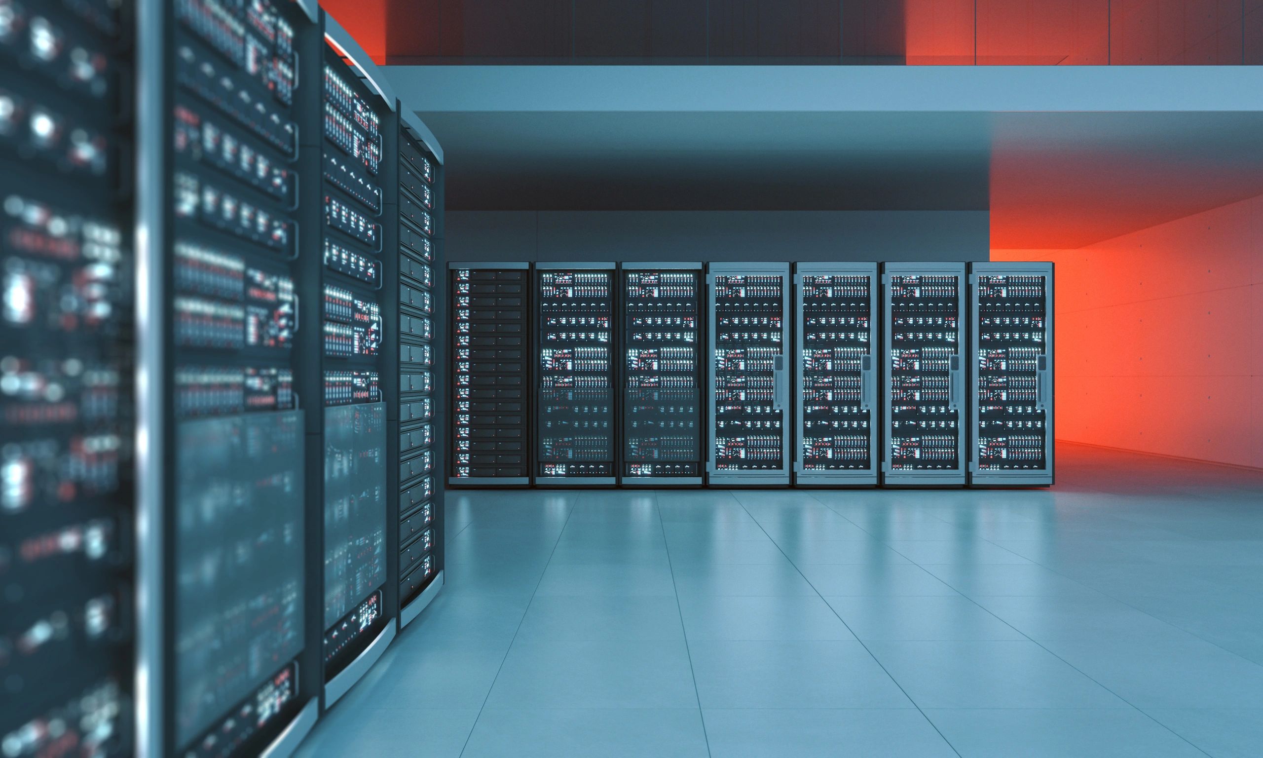 Modern data center server environment