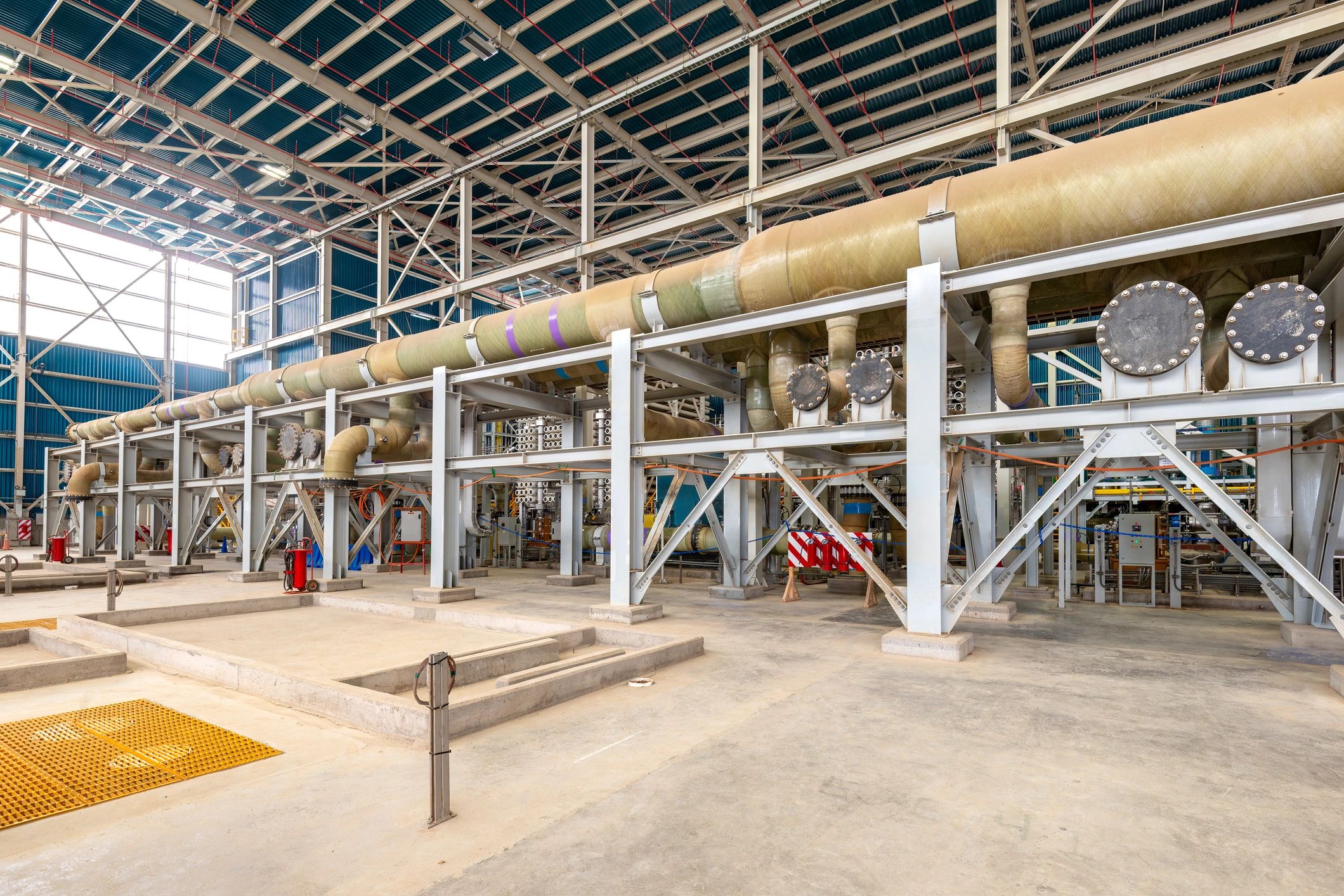 Large industrial infrastructure facility